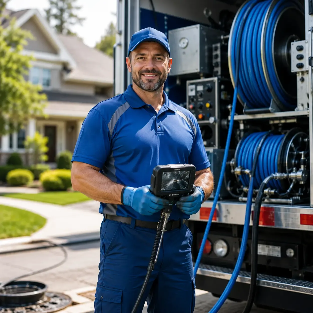 Local outdoor drain cleaning specialists in Middlefield, OH